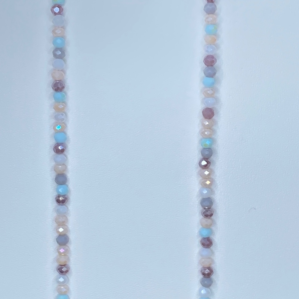 Natural Stone Rose quartz heart necklace - Picture 4 of 9